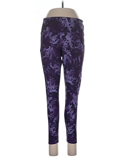 Pre-owned Athleta Active Pants In Purple