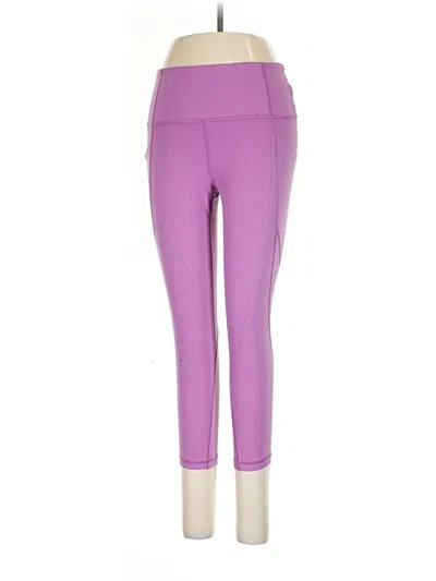 Pre-owned Athleta Active Pants In Purple