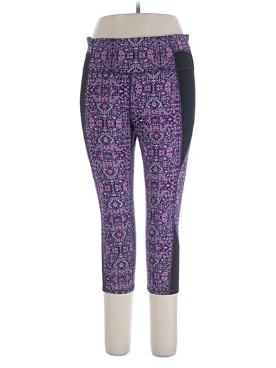 Pre-owned Athleta Active Pants In Purple