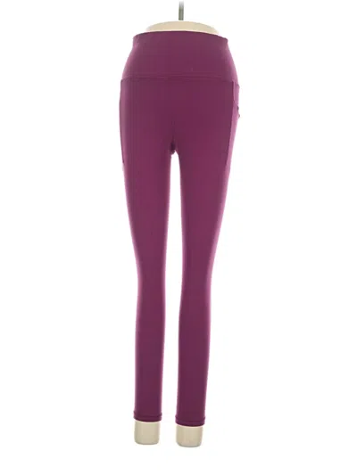 Pre-owned Athleta Active Pants In Purple