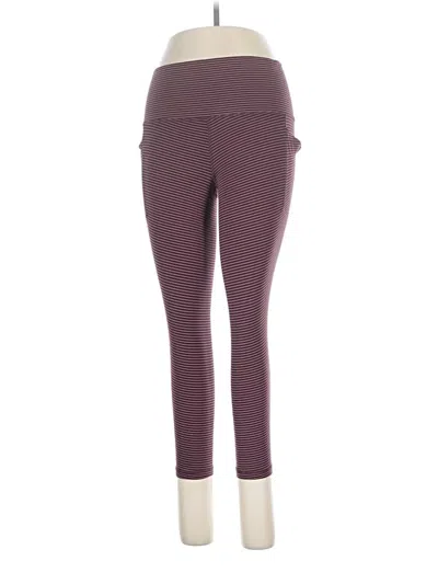Pre-owned Athleta Active Pants In Purple