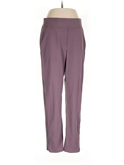 Pre-owned Athleta Active Pants In Purple