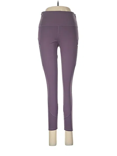 Pre-owned Athleta Active Pants In Purple