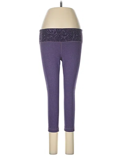 Pre-owned Athleta Active Pants In Purple