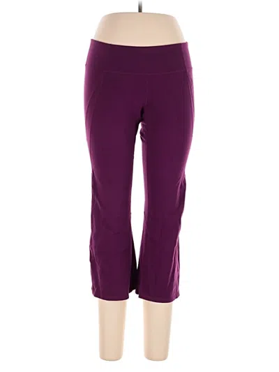 Pre-owned Athleta Active Pants In Purple