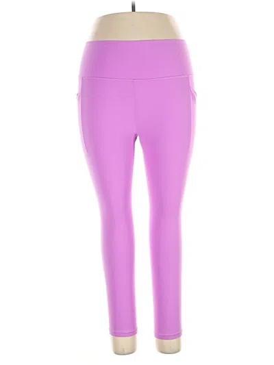 Pre-owned Athleta Active Pants In Purple