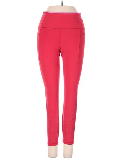 Pre-owned Athleta Active Pants In Red