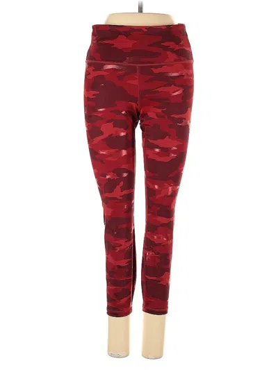 Pre-owned Athleta Active Pants In Red