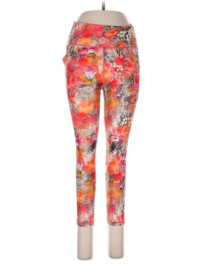 Pre-owned Athleta Active Pants In Red