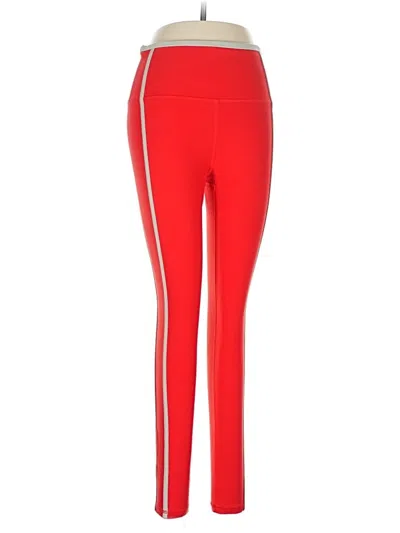 Pre-owned Athleta Active Pants In Red