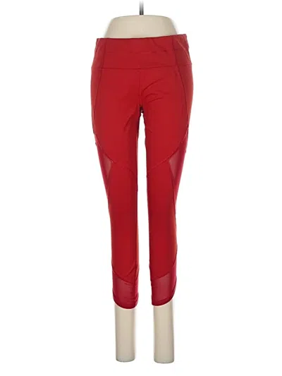 Pre-owned Athleta Active Pants In Red