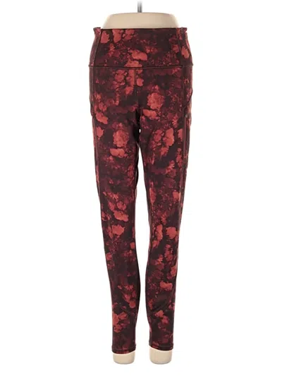 Pre-owned Athleta Active Pants In Red