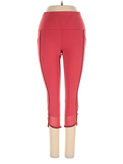 Pre-owned Athleta Active Pants In Red