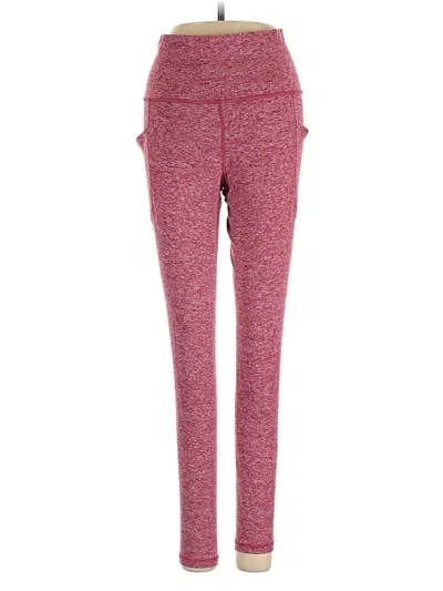 Pre-owned Athleta Active Pants In Red