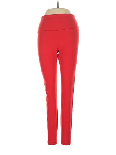 Pre-owned Athleta Active Pants In Red