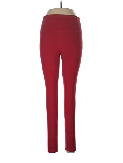 Pre-owned Athleta Active Pants In Red