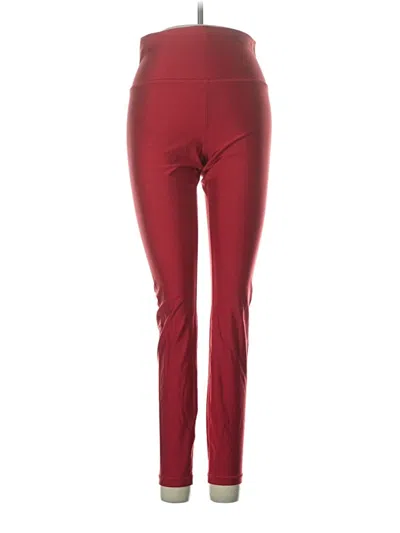 Pre-owned Athleta Active Pants In Red