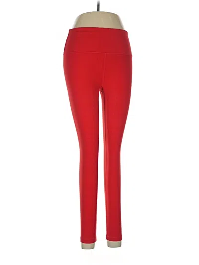 Pre-owned Athleta Active Pants In Red