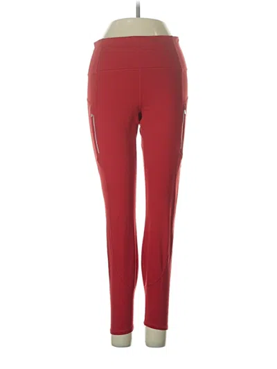 Pre-owned Athleta Active Pants In Red