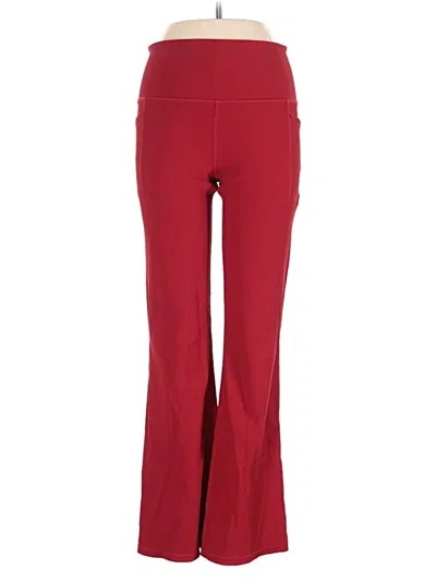 Pre-owned Athleta Active Pants In Red