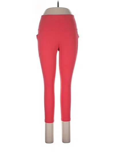 Pre-owned Athleta Active Pants In Red