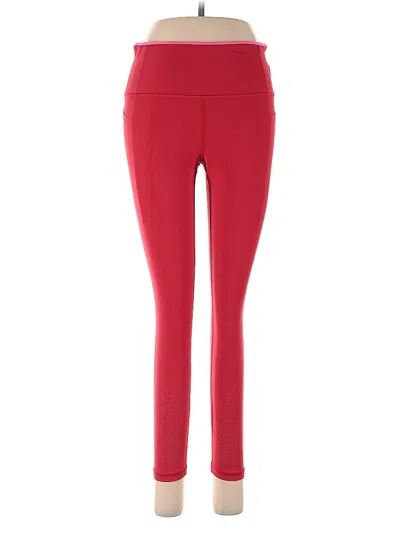 Pre-owned Athleta Active Pants In Red