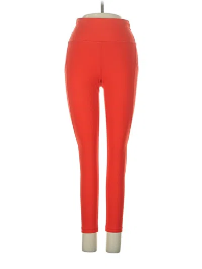 Pre-owned Athleta Active Pants In Red