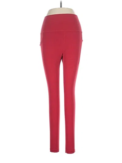 Pre-owned Athleta Active Pants In Red