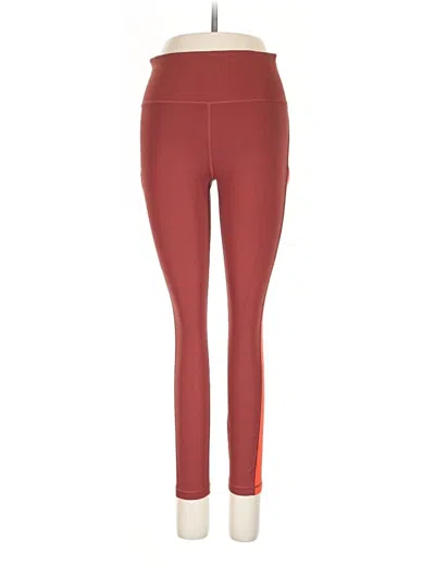 Pre-owned Athleta Active Pants In Red