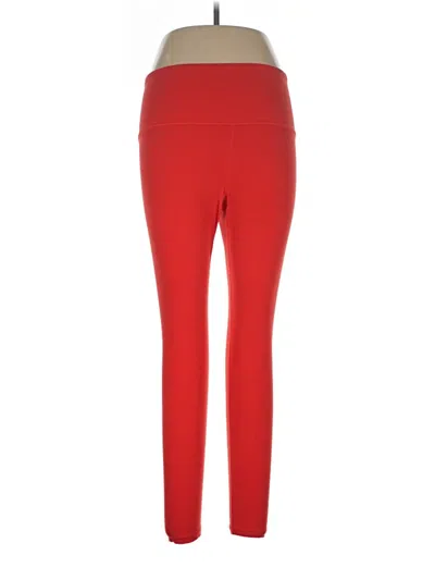 Pre-owned Athleta Active Pants In Red