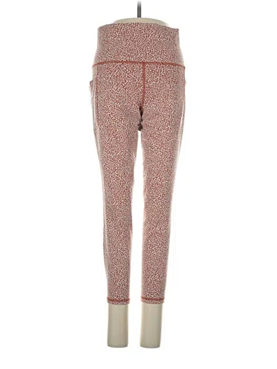 Pre-owned Athleta Active Pants In Red