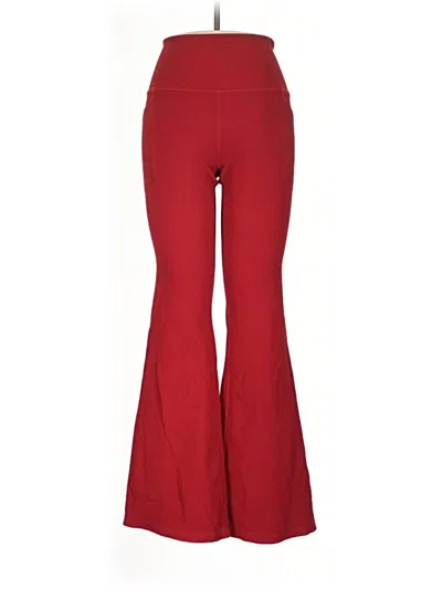Pre-owned Athleta Active Pants In Red