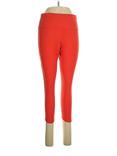 Pre-owned Athleta Active Pants In Red