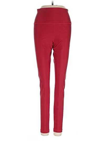 Pre-owned Athleta Active Pants In Red