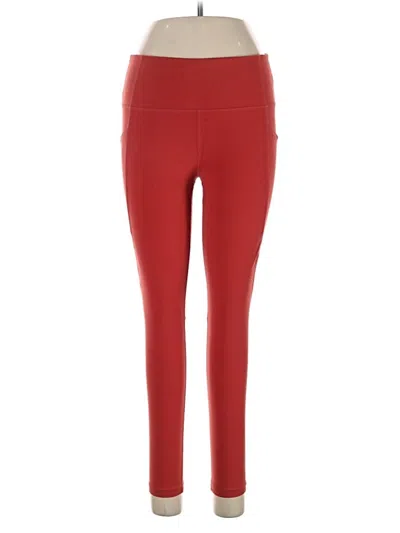 Pre-owned Athleta Active Pants In Red