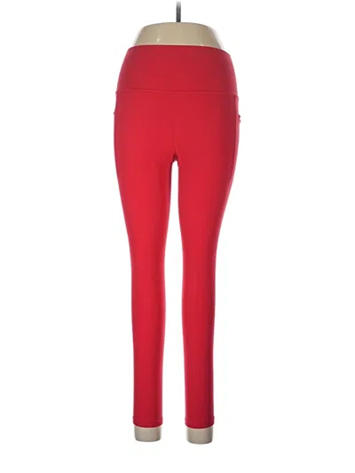 Pre-owned Athleta Active Pants In Red