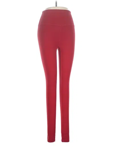 Pre-owned Athleta Active Pants In Red
