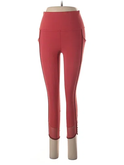 Pre-owned Athleta Active Pants In Red