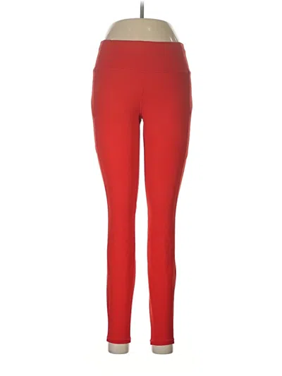 Pre-owned Athleta Active Pants In Red