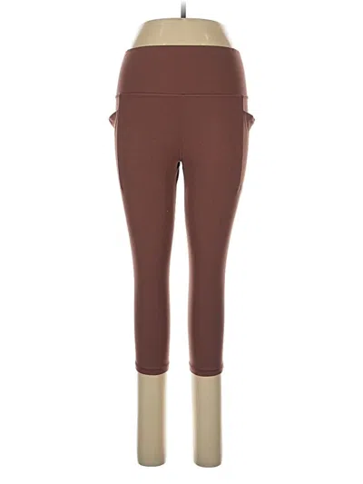 Pre-owned Athleta Active Pants In Tan