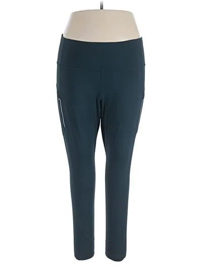 Pre-owned Athleta Active Pants In Teal
