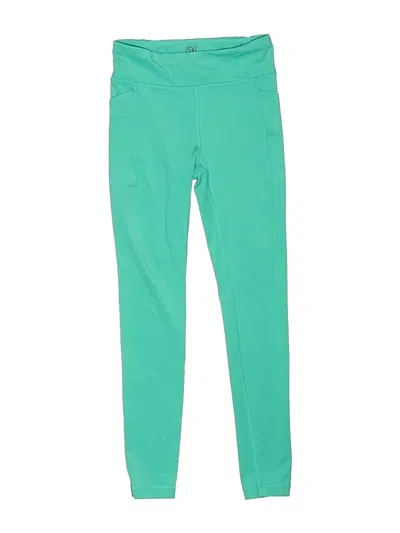 Pre-owned Athleta Kids' Active Pants In Teal