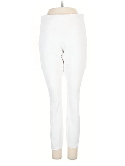 Pre-owned Athleta Active Pants In White