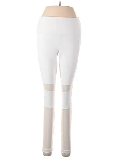 Pre-owned Athleta Active Pants In White