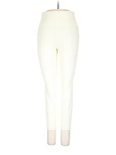 Pre-owned Athleta Active Pants In White