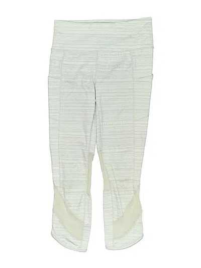 Pre-owned Athleta Kids' Active Pants In White