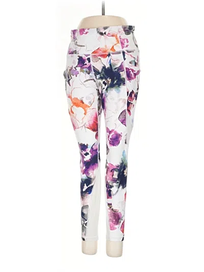Pre-owned Athleta Active Pants In White