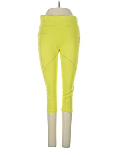 Pre-owned Athleta Active Pants In Yellow