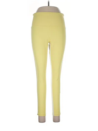 Pre-owned Athleta Active Pants In Yellow