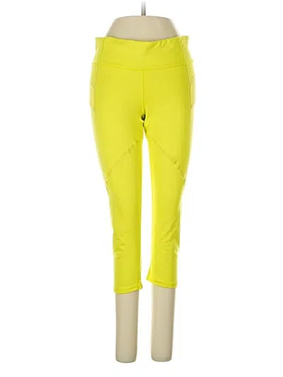 Pre-owned Athleta Active Pants In Yellow